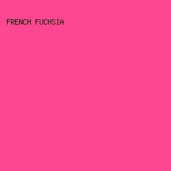 FF4791 - French Fuchsia color image preview