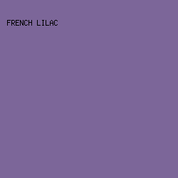 7C6699 - French Lilac color image preview