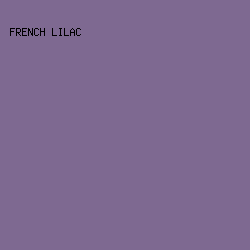 7E6991 - French Lilac color image preview