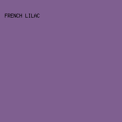 7F5F90 - French Lilac color image preview