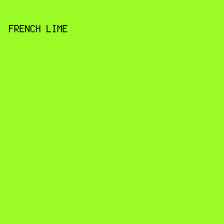 9AFB27 - French Lime color image preview