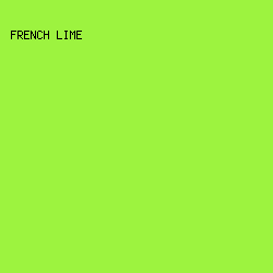 9DF33F - French Lime color image preview