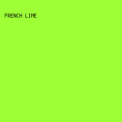 9fff37 - French Lime color image preview