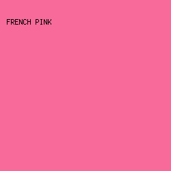 F76A99 - French Pink color image preview