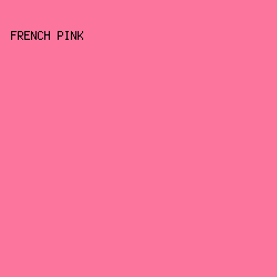 FC759D - French Pink color image preview