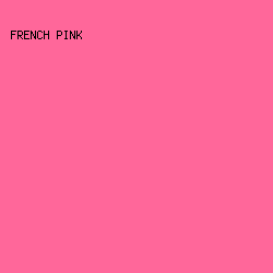 FF679A - French Pink color image preview