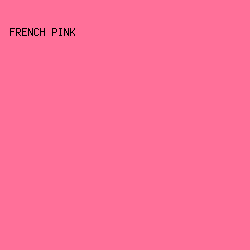 FF7099 - French Pink color image preview
