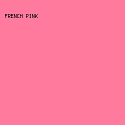 FF7A9D - French Pink color image preview