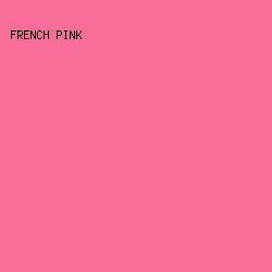 f86e9b - French Pink color image preview