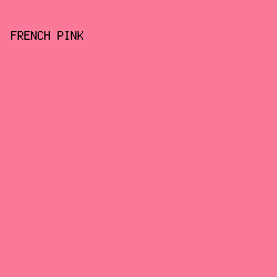 fb7998 - French Pink color image preview