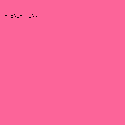 fc6499 - French Pink color image preview