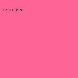 ff6496 - French Pink color image preview