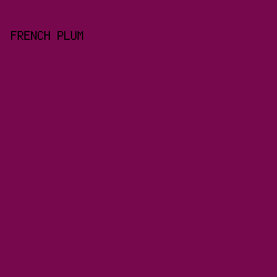 78084D - French Plum color image preview