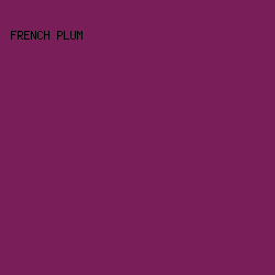 791e58 - French Plum color image preview