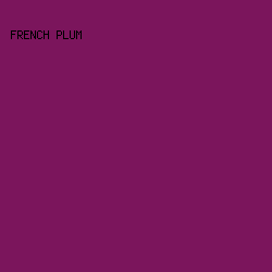 7B155C - French Plum color image preview
