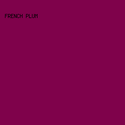 7F024B - French Plum color image preview