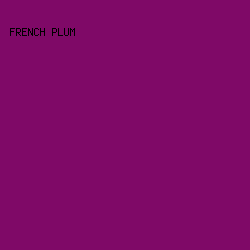 7F0967 - French Plum color image preview