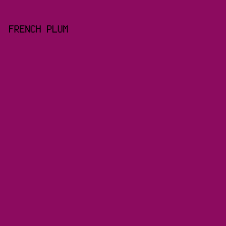 8C0B5F - French Plum color image preview