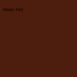 4D1D0D - French Puce color image preview