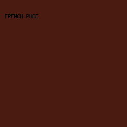 4a1b11 - French Puce color image preview