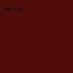 4e0d0a - French Puce color image preview