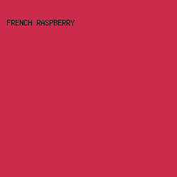 CC2B4B - French Raspberry color image preview