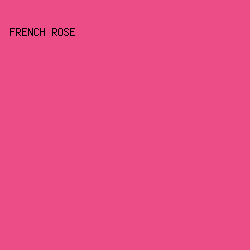 ED4D87 - French Rose color image preview