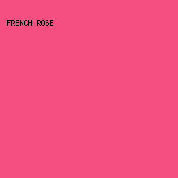 F44F80 - French Rose color image preview