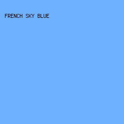 6db1ff - French Sky Blue color image preview