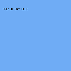6facf5 - French Sky Blue color image preview