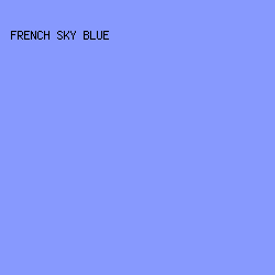 8799fe - French Sky Blue color image preview