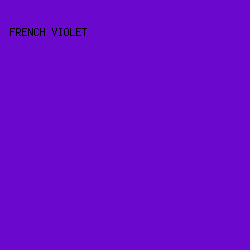 6A09CD - French Violet color image preview