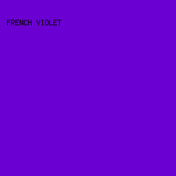 6b00d2 - French Violet color image preview