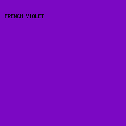 7B08C3 - French Violet color image preview