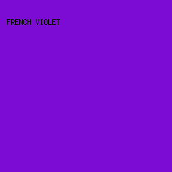 7c0bd3 - French Violet color image preview