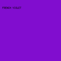 810DCF - French Violet color image preview