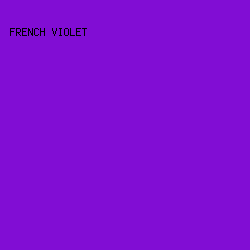 810dd4 - French Violet color image preview