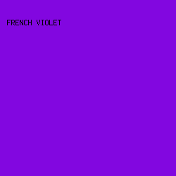 8207E0 - French Violet color image preview