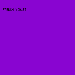 8905d1 - French Violet color image preview