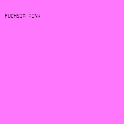 FF77FD - Fuchsia Pink color image preview