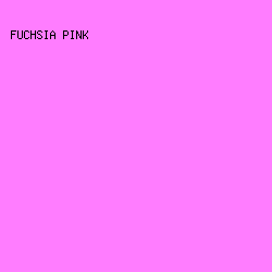 ff7dff - Fuchsia Pink color image preview