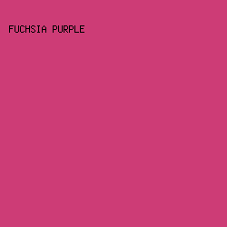cd3c76 - Fuchsia Purple color image preview