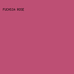 BD4F74 - Fuchsia Rose color image preview