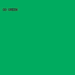 00A95C - GO Green color image preview