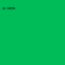 00bc58 - GO Green color image preview
