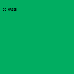 01AD61 - GO Green color image preview
