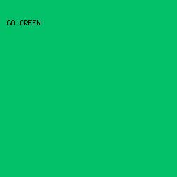 02C168 - GO Green color image preview