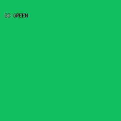 12BE5F - GO Green color image preview