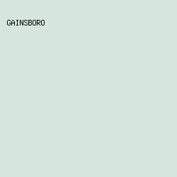 d6e5de - Gainsboro color image preview