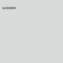 d9dbdb - Gainsboro color image preview